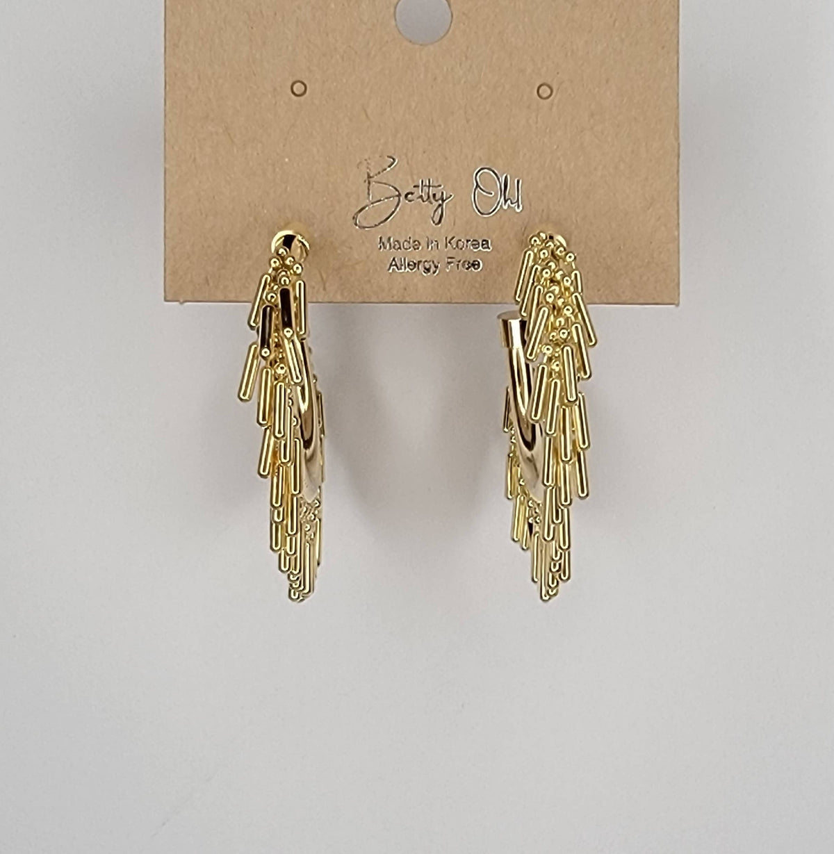 Tassel Hoop Earrings