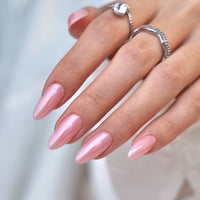 Pink Glazed Pure Press On Nails