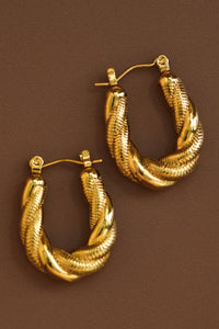 Twisted Rope Earrings