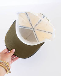 You Betcha Hat - Camo & Cream