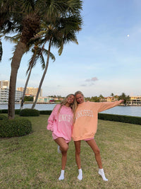 Sunkissed Embroidered Mockneck Sweatshirt