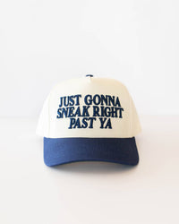 Just Gonna Sneak Right Past Ya - Unisex Hat Navy & Green