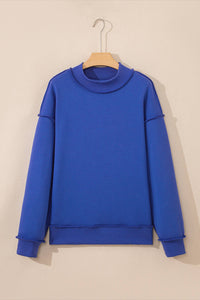 Oversize Drop Shoulder Reversible Sweatshirt