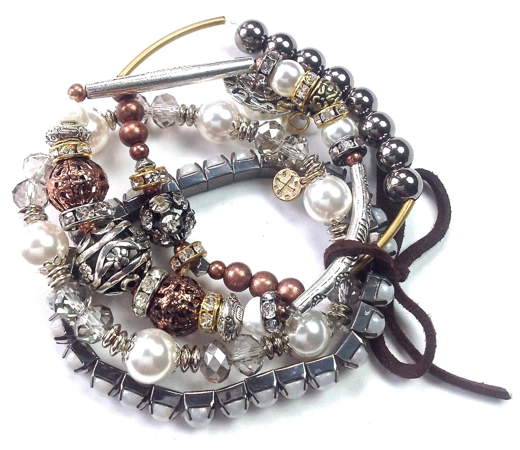Strand Mix Beaded Stretch Jewelry Set