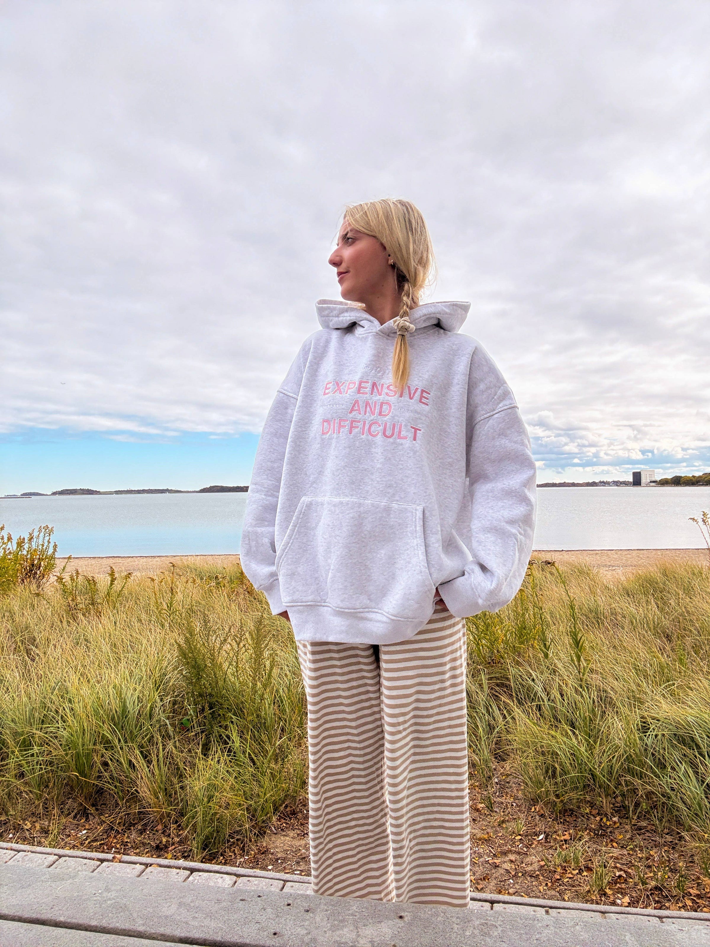 Expensive And Difficult Embroider Hoodie