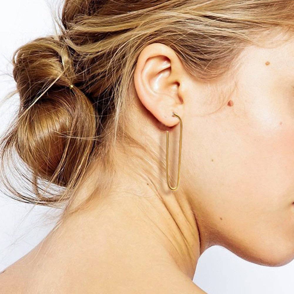 Paperclip Earrings