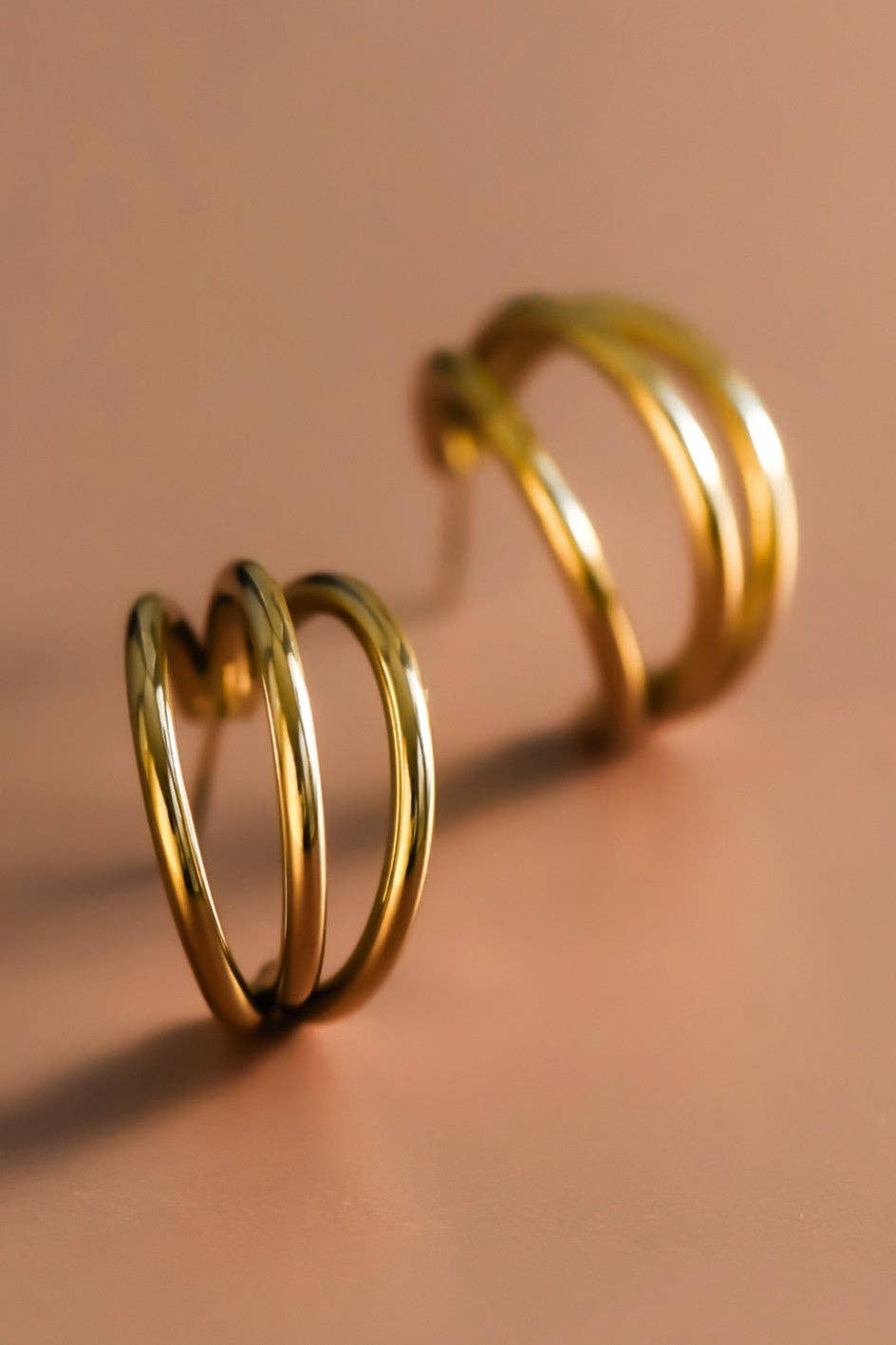 Triple Hoop Earrings