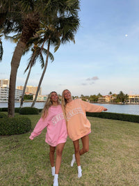 Sunkissed Embroidered Mockneck Sweatshirt
