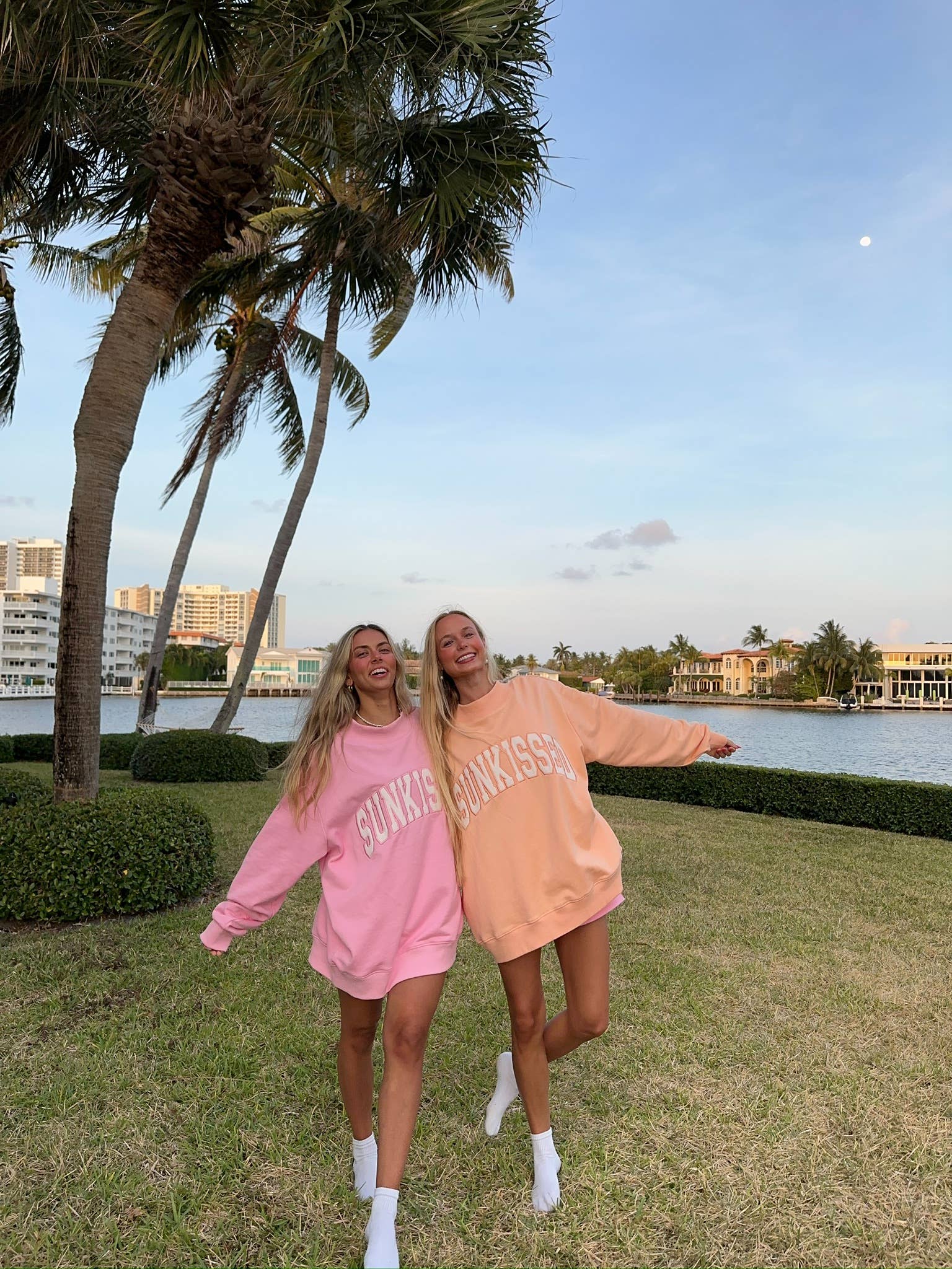 Sunkissed Embroidered Mockneck Sweatshirt