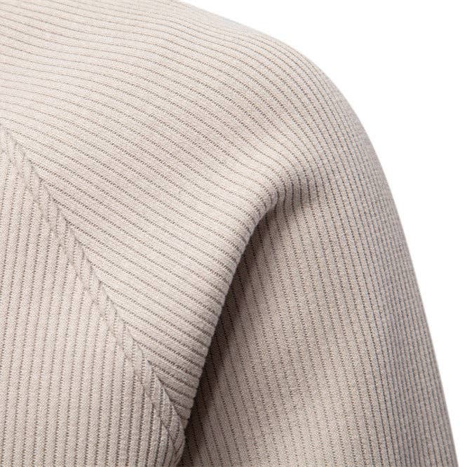 Men's Navy Stand-Collar Fleece Quarter-Zip Sweatshirt