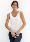 Built-In-Bra Tank: One Size
