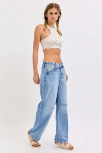 Low Baggy Jean with Back Buckle