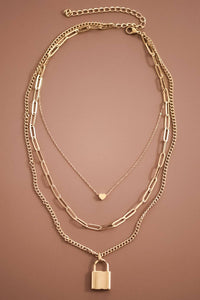 18K Gold Plated Waterproof Stainless Steel Chain Necklace
