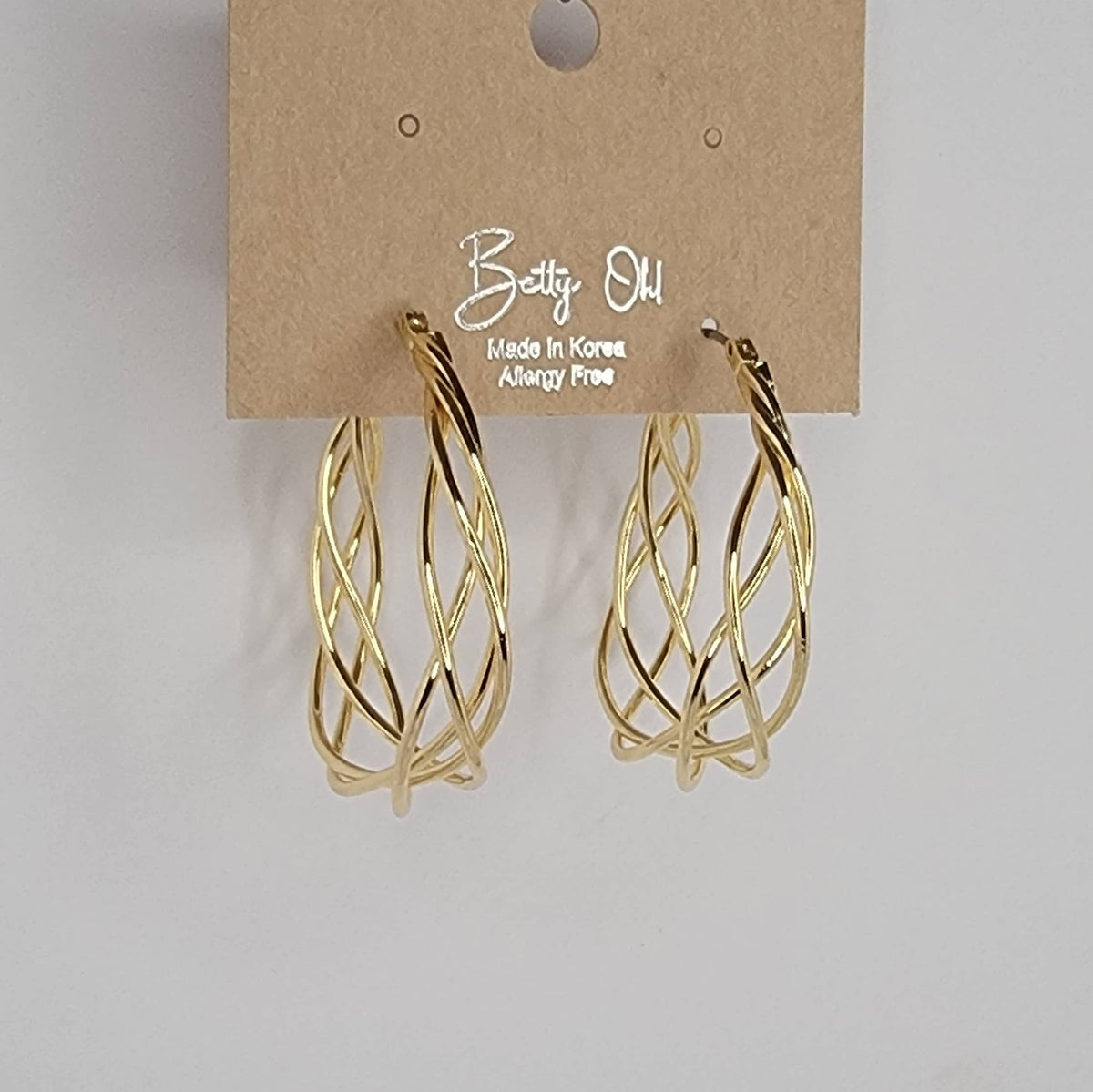 Twisted Hoop Earrings