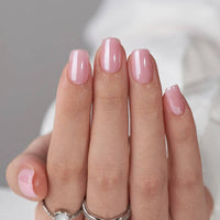Pink Glazed Pure Press On Nails