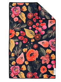 Sue: Double-Sided Hand Towel: Black / 17x27 in / Hand Towel