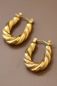 Twisted Rope Earrings