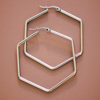 Silver Hoops