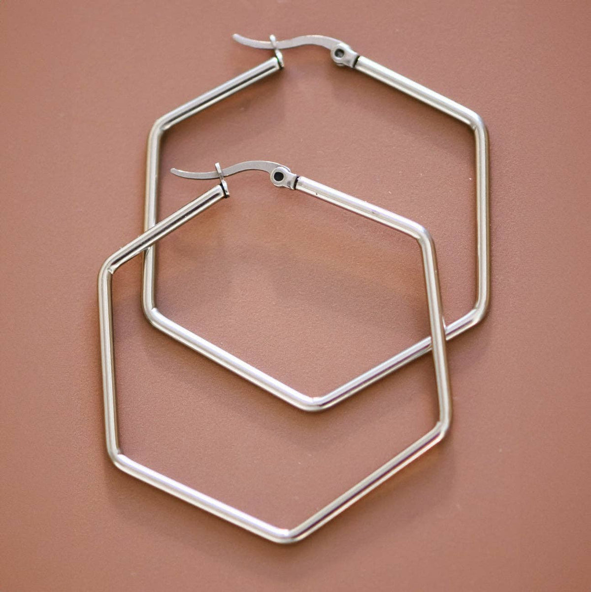 Silver Hoops