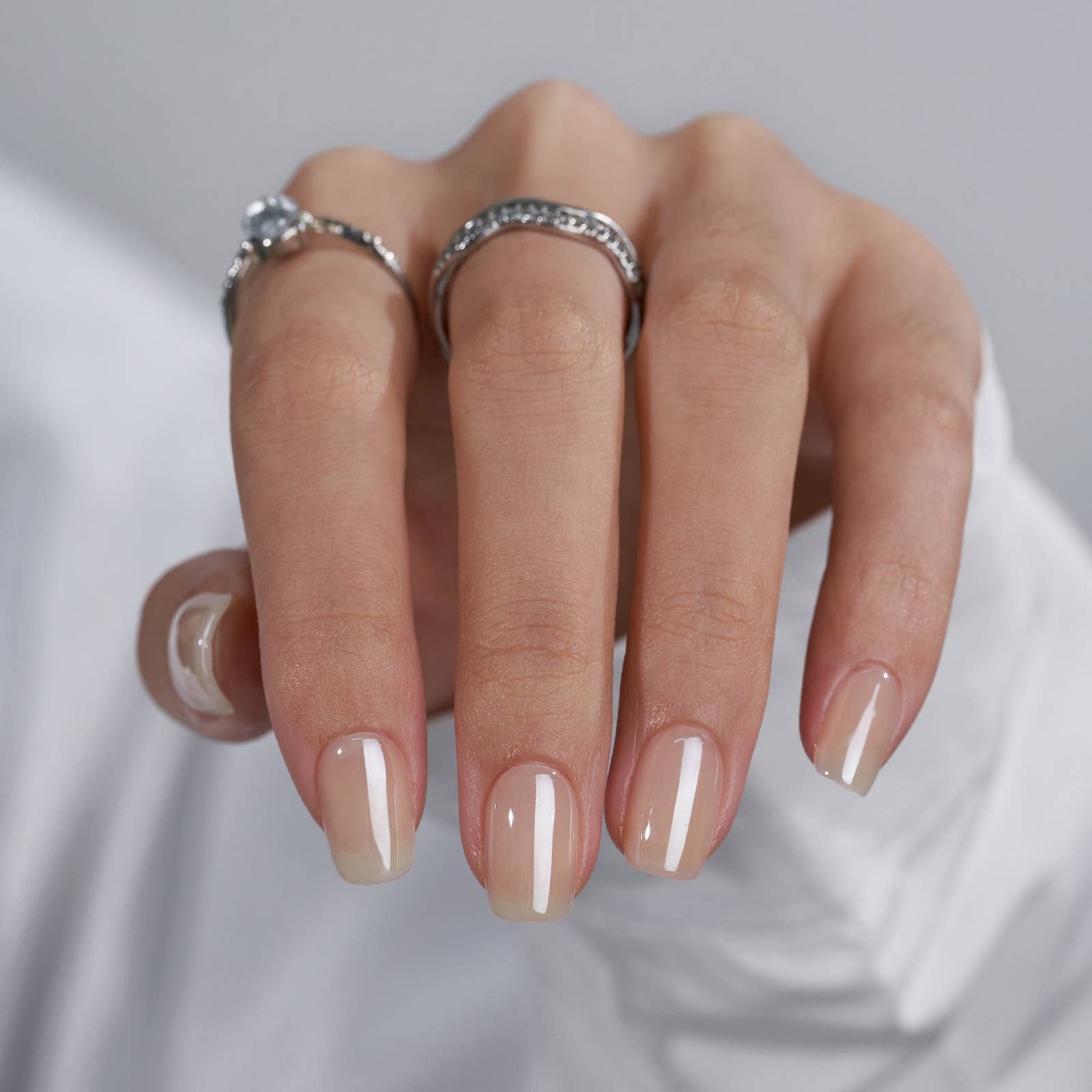 Pink Glazed Pure Press On Nails