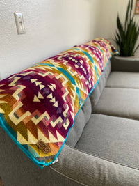 Andean Alpaca Wool Blanket - Prism
