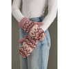 Pink Pattern Mittens