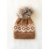 Patterned Pom Hat