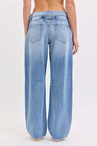 Low Baggy Jean with Back Buckle