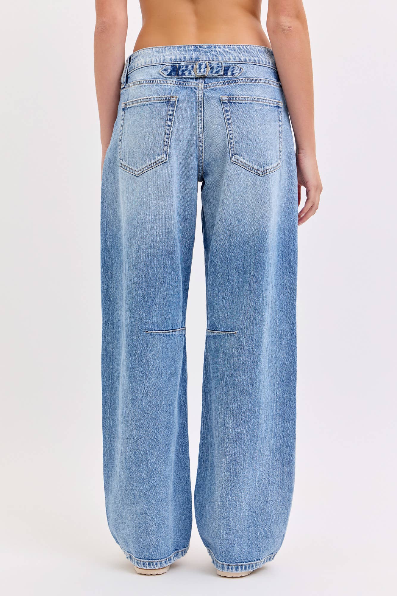 Low Baggy Jean with Back Buckle