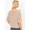 Short Sleeve Fluffy Knit Italian Sweater
