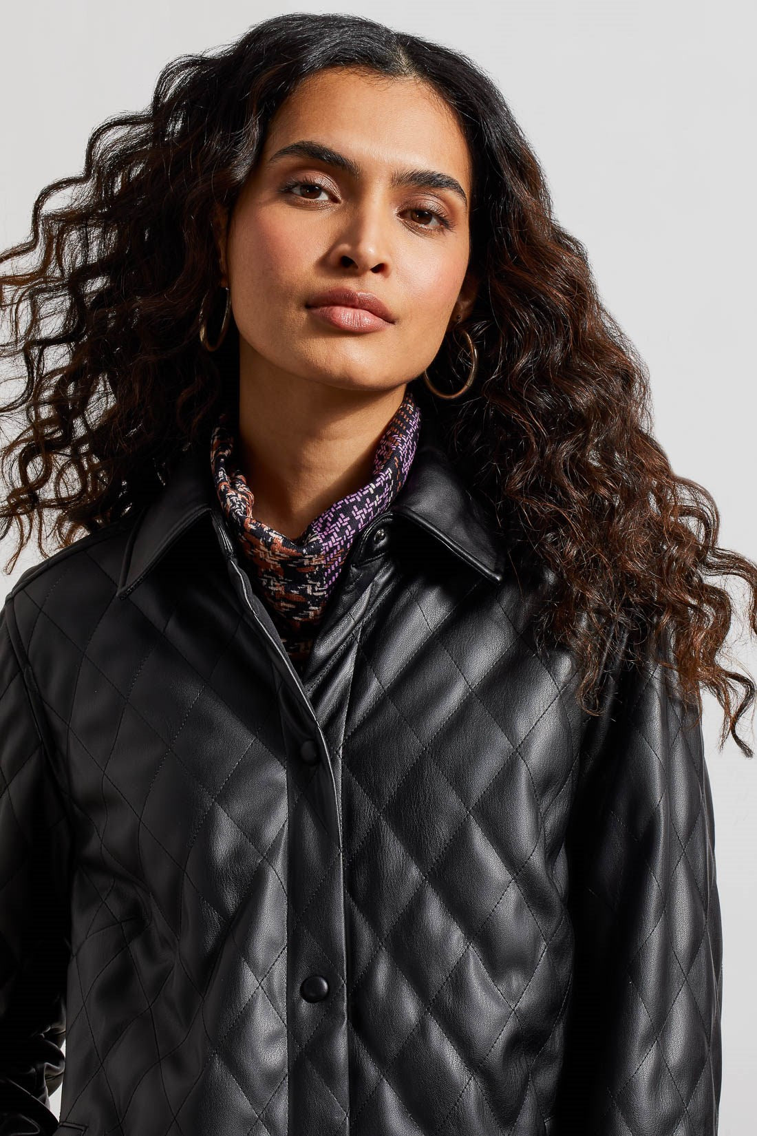 Quilted Vegan Leather Jacket The Sweetwater Co.