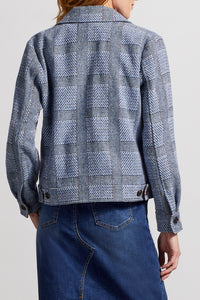 Mixed Pattern Crop Shacket