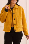 Marigold Button Front Jacket