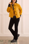 Marigold Button Front Jacket