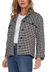 Herringbone Boxy Shacket