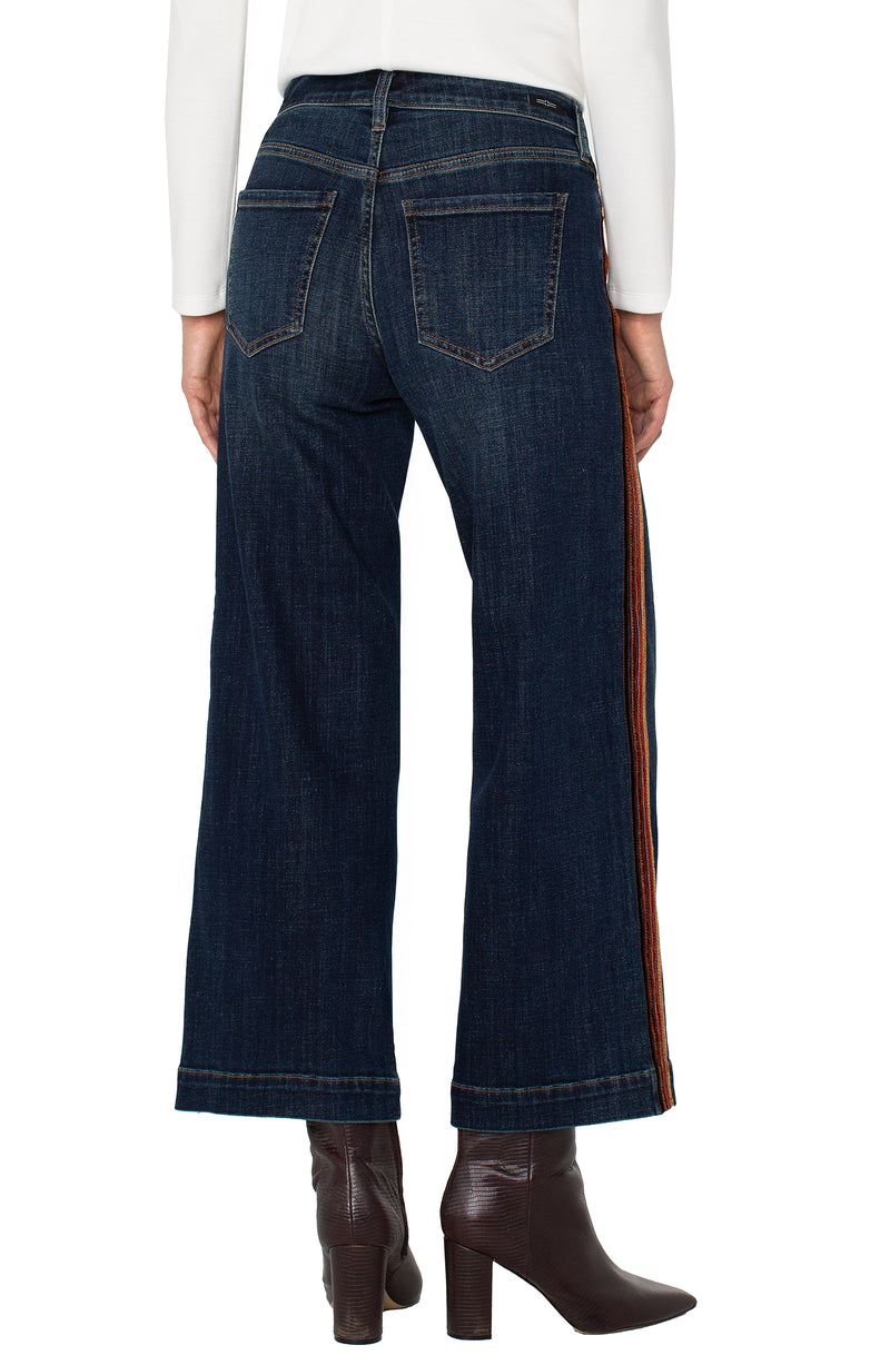 Stride Wide Leg with Velvet Trim