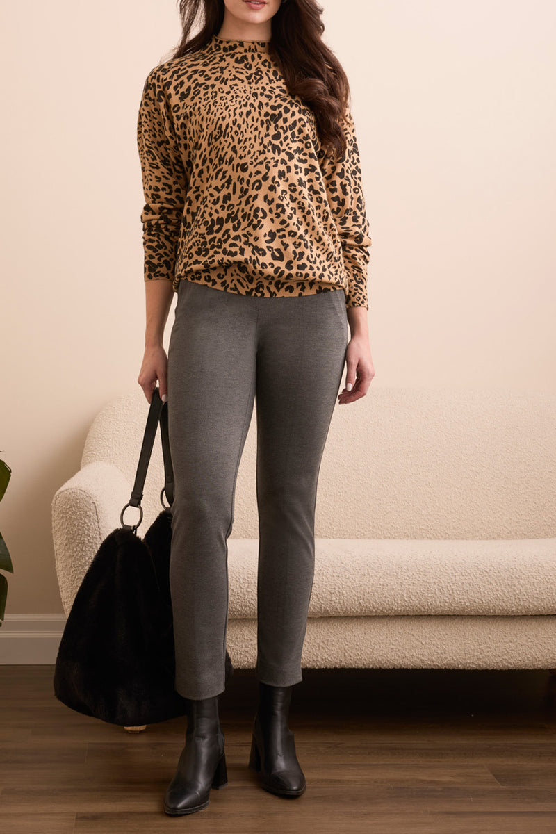 Lightweight Printed Sweater
