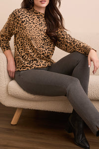 Lightweight Printed Sweater