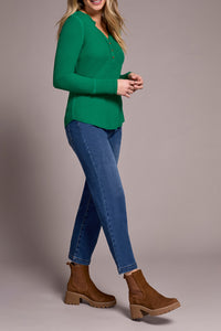 Henley with Buttons