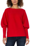 Red Dolman Sweater