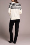 Scoop Neck Sweater with Beadwork