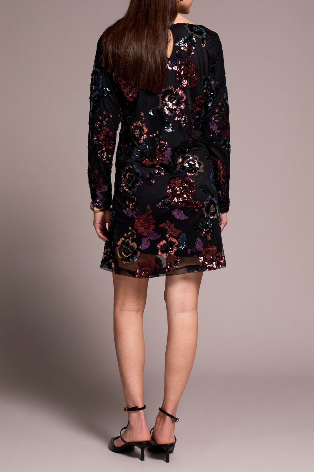 Lined Sequin Mini Dress