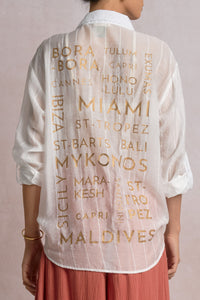 Light Travel Button Down