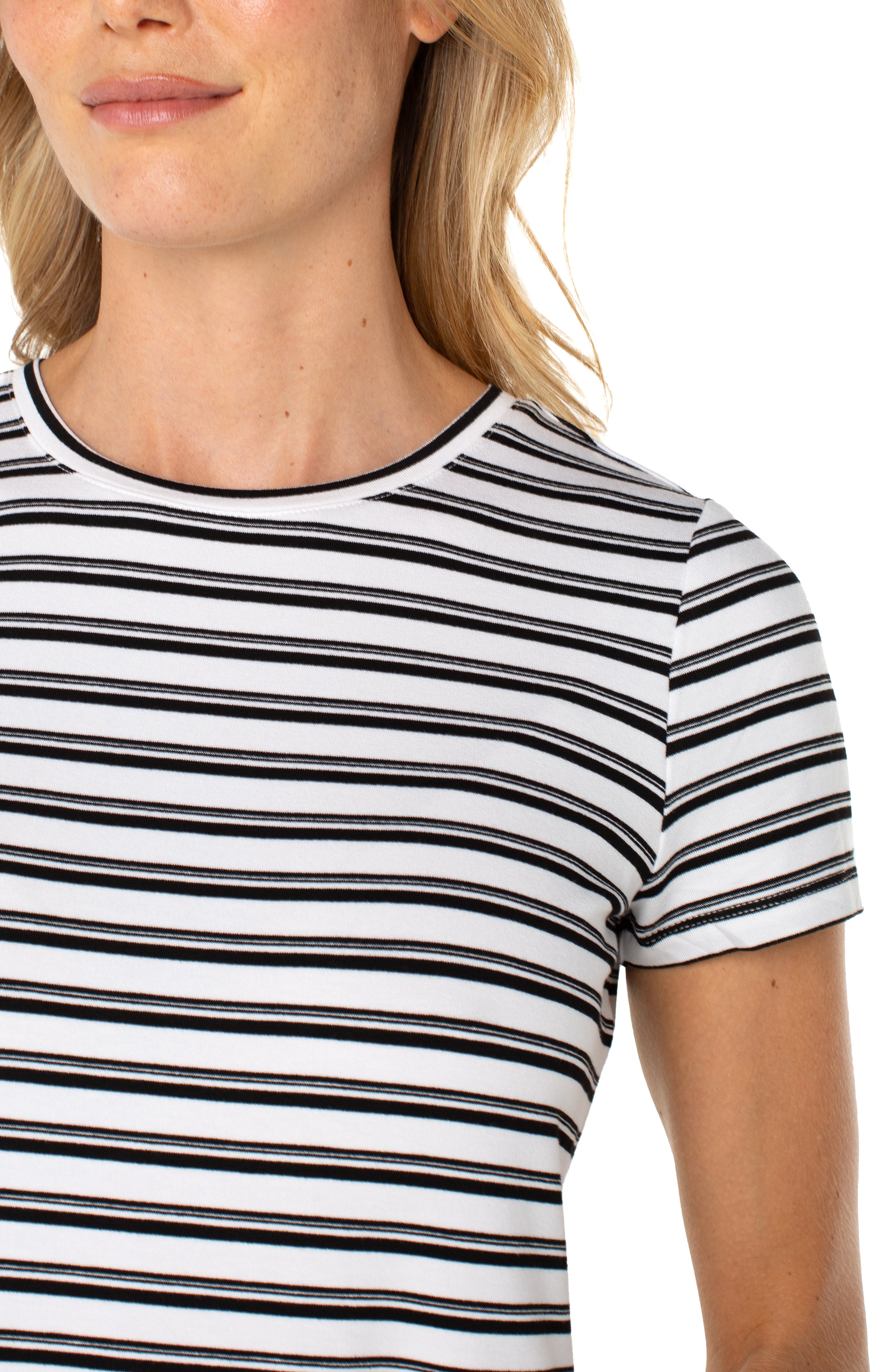 Striped Classic Knit Tee