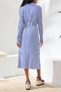 Waist Wrap Midi Dress