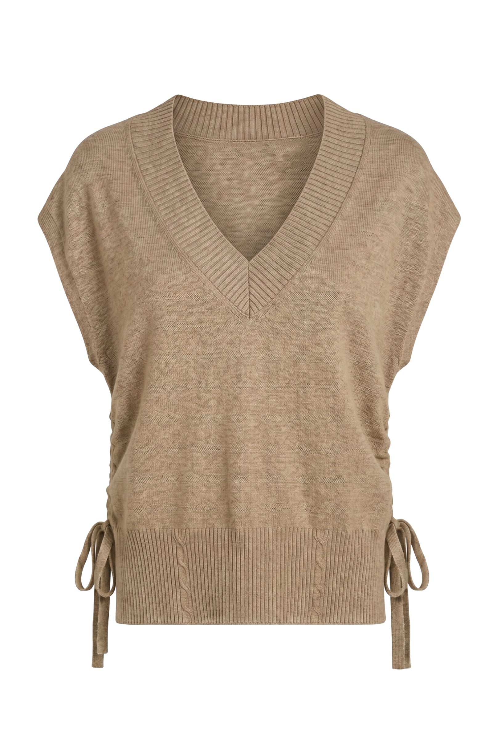 V-neck Dolman Popover Sweater
