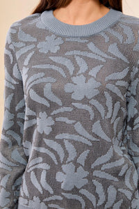 Textured Jacquard Sweater