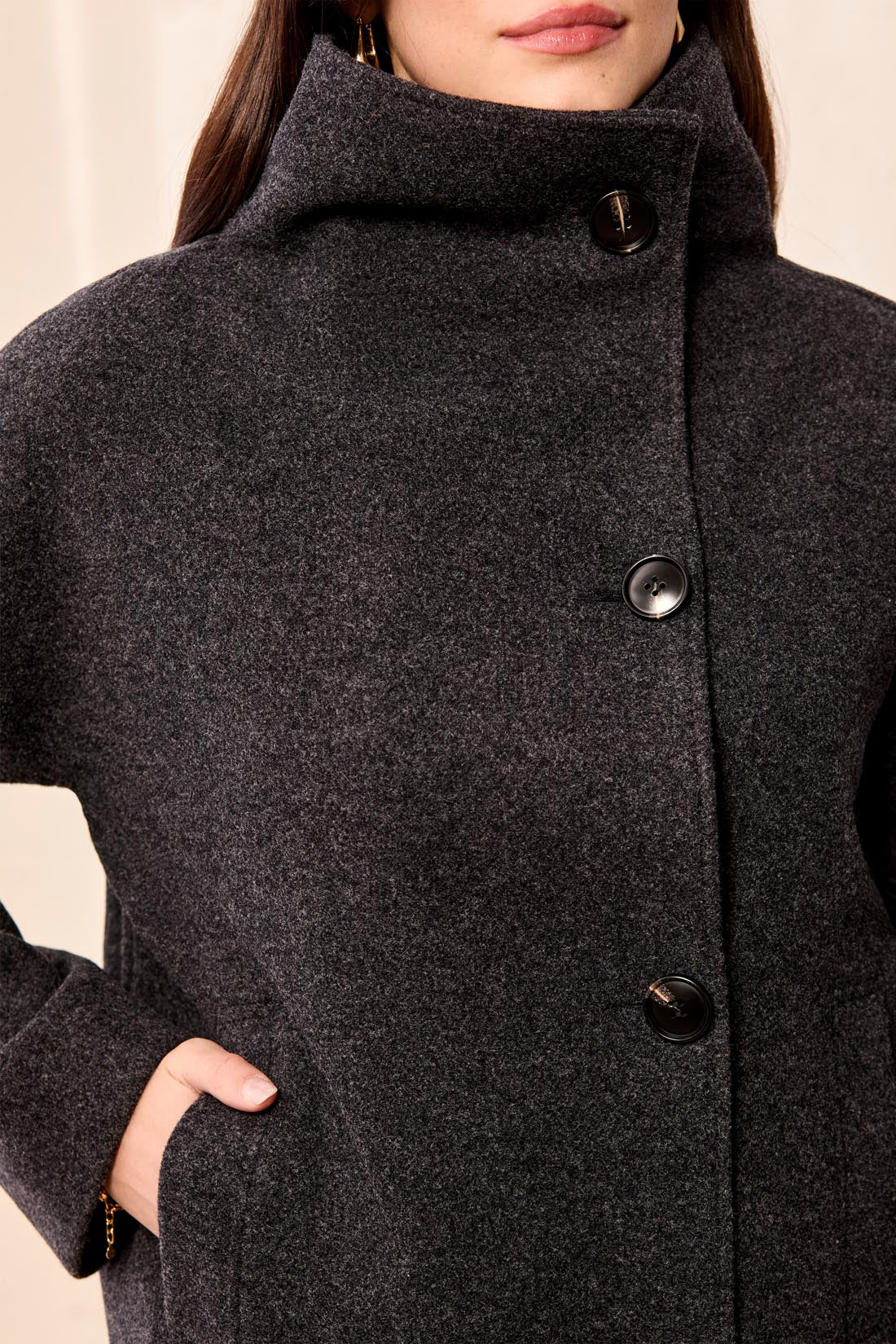 Funnel Neck Jacket