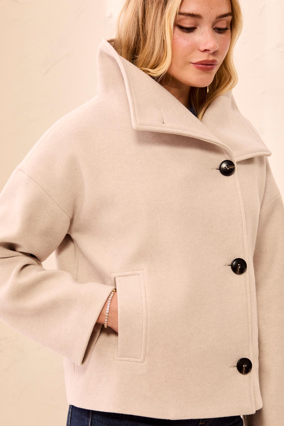 Funnel Neck Jacket
