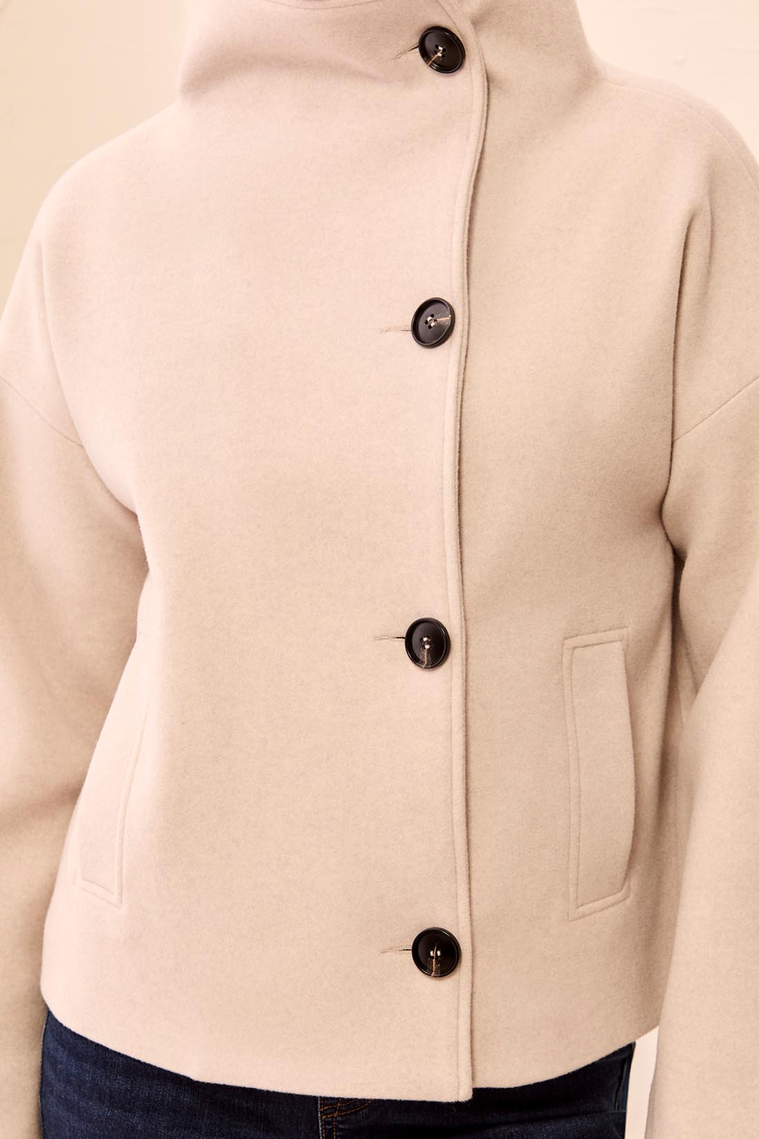 Funnel Neck Jacket